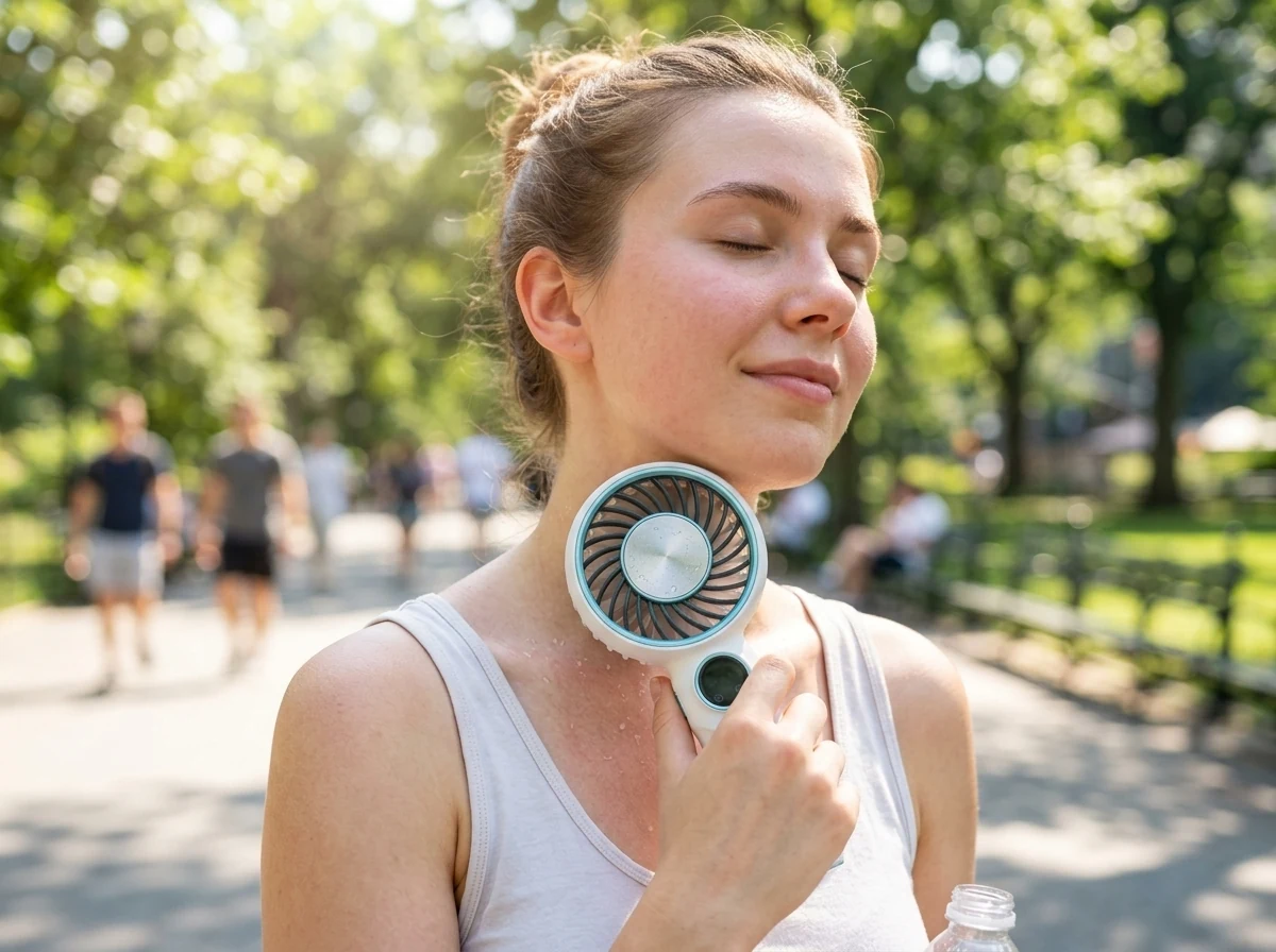 Glacier™ Cold-Plate Turbo Pocket Fan Everyday Experience