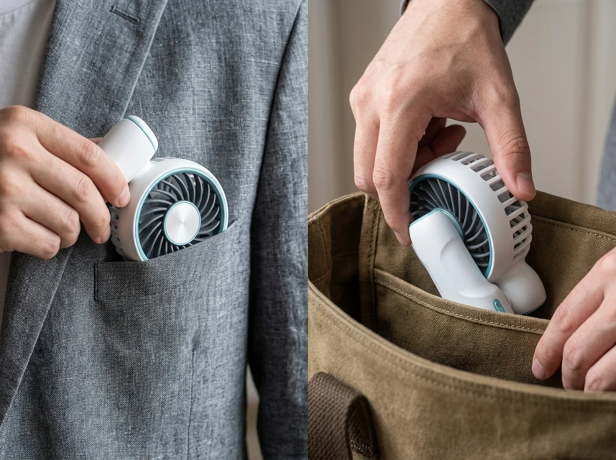 Fold 90° for Desk Use or Pocket Carry